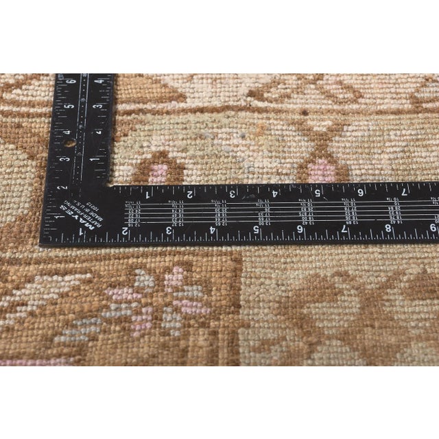 Mid 20th Century Vintage Turkish Oushak Rug, 05'03 X 15'05 For Sale In Dallas - Image 6 of 10