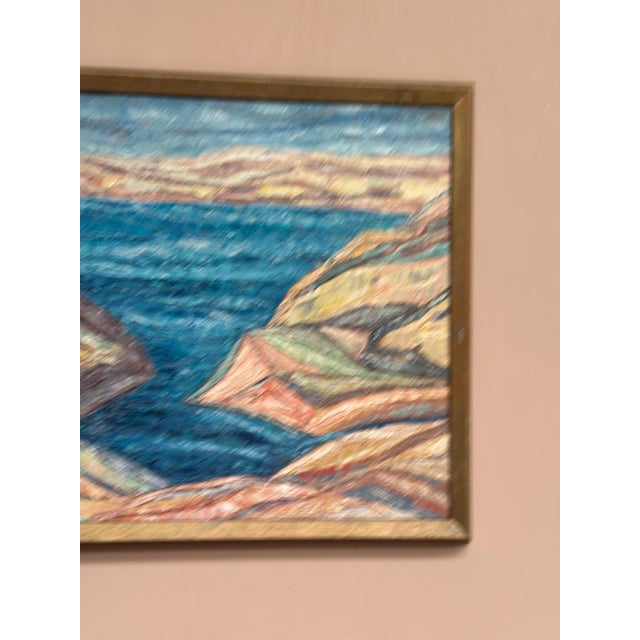 Alvar Andersson, Sea View, 1950s, Oil on Canvas, Framed For Sale - Image 6 of 16