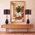 Pair of mid century modern Murano glass table lamps, Italy 1990s. The large lamps are made of Murano glass elements and...