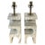 Pair of Up & Up Italian Sculptural Gray Marble Architectural Table Lamps, Circa 1975–1985 Pair of Up & Up Italian...