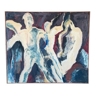 Barbra White Abstract Figural Painting Painting For Sale