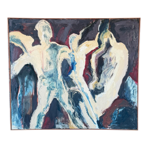 Barbra White Abstract Figural Painting Painting