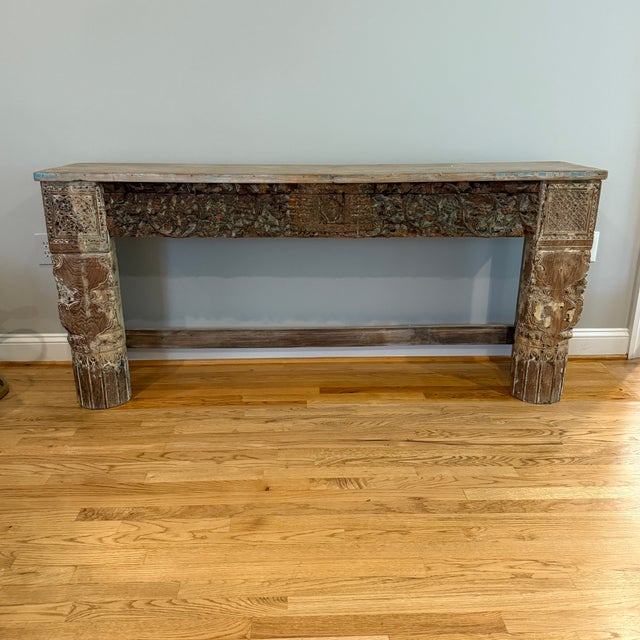 Vintage Carved Console For Sale - Image 11 of 11