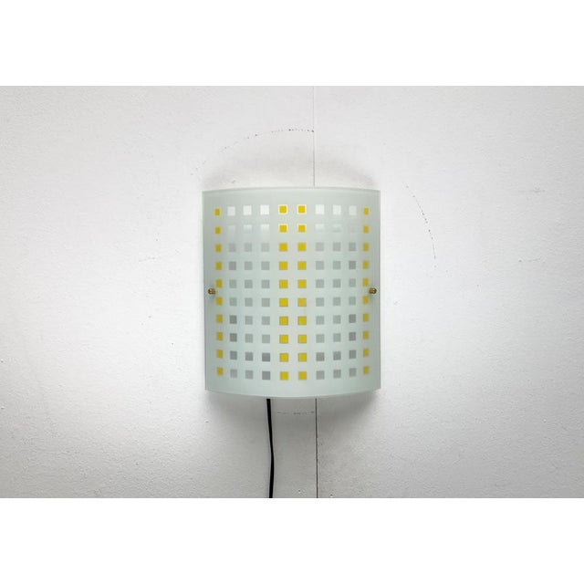 Vintage Postmodern Glass Wall Lamps from DIY Light, 1980s, Set of 2, in Very Good conditions. Designed 1980 to 1989 This...