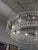 Transparent Ochre Light Drizzle Three-Tier Round Chandelier For Sale - Image 8 of 12