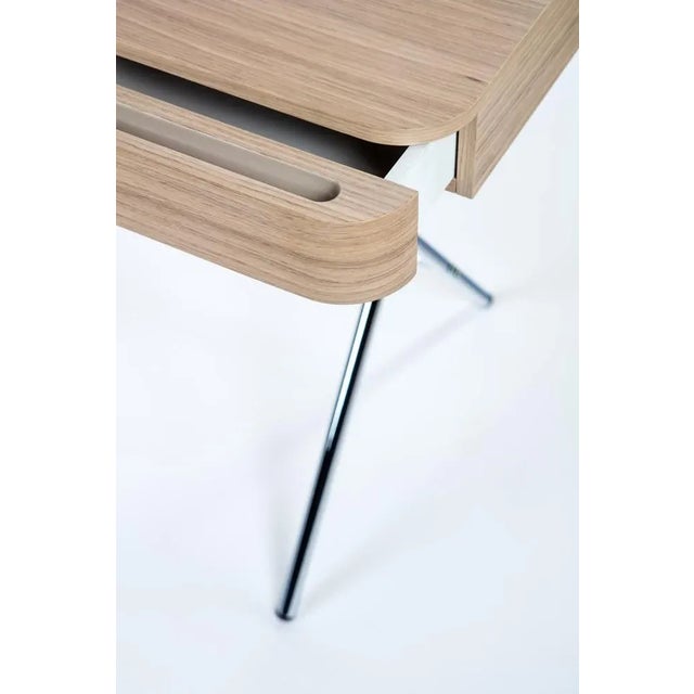 Cosimo Desk with Natural Oak Veneer Top by Marco Zanuso Jr for Adentro, 2023 For Sale - Image 4 of 7