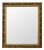 Vintage Wall Mirror with Gilded Ornate Frame, 1960s For Sale