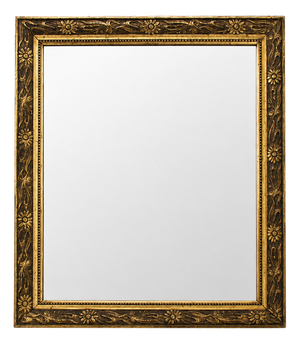 Vintage Wall Mirror with Gilded Ornate Frame, 1960s