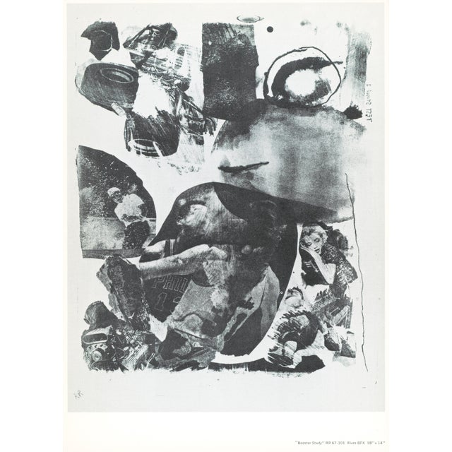Printmaking Materials 1960s Robert Rauschenberg "Booster and 7 Studies" Gemini g.e.l. Prospectus and Reception Invitation For Sale - Image 7 of 12