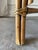 Vintage Padma’s Plantation Armchairs Woven Rattan With Sherpa Upholstery, Set of Four For Sale - Image 15 of 17
