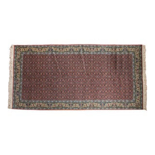 Vintage Bulgarian Tabriz Design Rug Runner - 5'11" X 11'11" For Sale