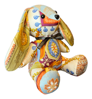 Gucci Tassels Vintage Silk Scarf Clever Bunny