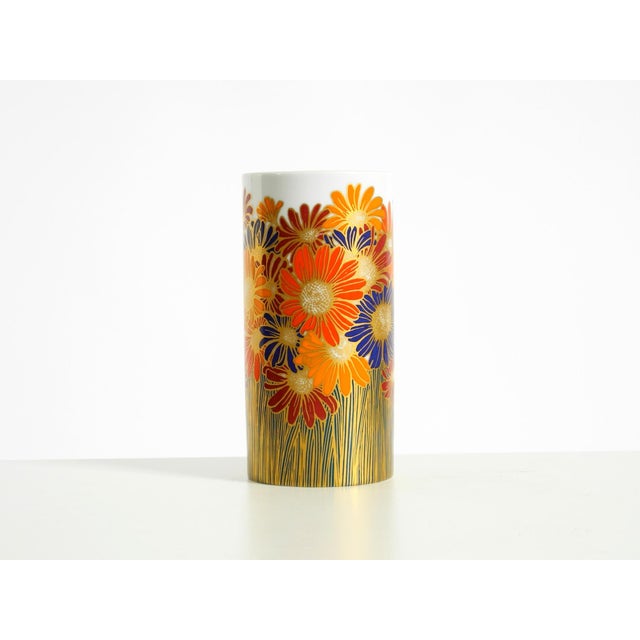 Vintage Porcelain Vase by Rosamonde Nairac for Rosenthal Studio-Linie, 1980s For Sale - Image 3 of 17