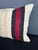 Turkish Hemp Pillow Cushion Natural Beige Red Pillow Cushion Cover 16" x 24" For Sale - Image 4 of 4