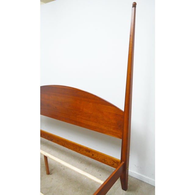 Erhan Allen King Cherry Poster Bed For Sale - Image 11 of 14
