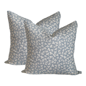 Vera // Snowdrift by Lauren Servati Textiles Pillows - A Pair