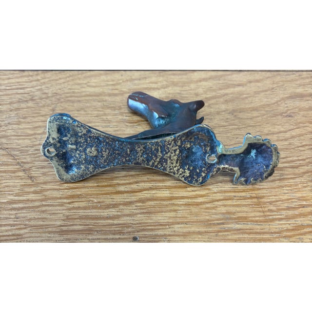 Vintage English Horse Door Knocker For Sale In Naples, FL - Image 6 of 7