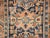 Vintage Persian Heriz Karajah Rug, Hand-Knotted Wool, Geometric Pattern, Blue & Rust-Red, 3x4 For Sale - Image 10 of 14