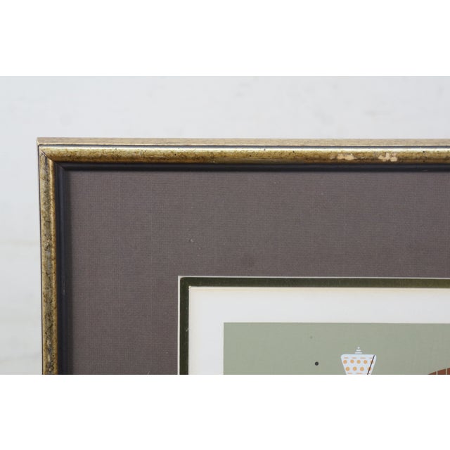 Late 20th Century Charley Harper Signed Claws Crab Bulldog Serigraph Print For Sale - Image 10 of 11