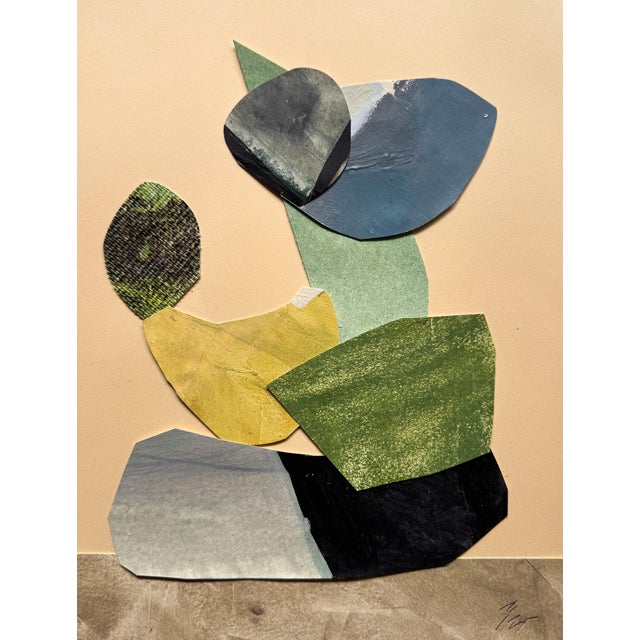 "Magic Still Exists" is an original mixed media collage on paper by Zac Woodiel. This is one of six pieces in the "Magic...