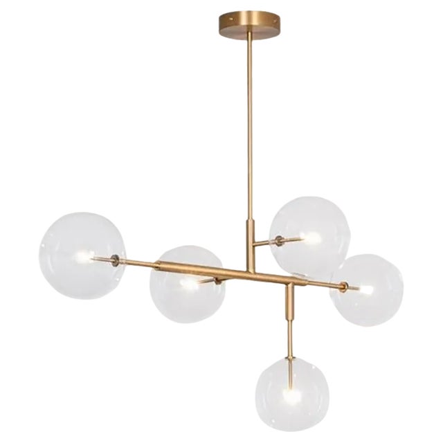Axis Brass Pendant Light by Schwung For Sale