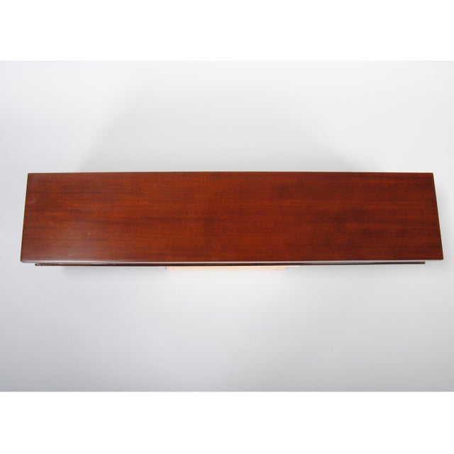 Traditional Style Mahogany Coat Rack Shelf For Sale - Image 4 of 8