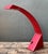 Vintage Italian Marco Zotta Red Arched Desk Lamp For Sale - Image 12 of 17