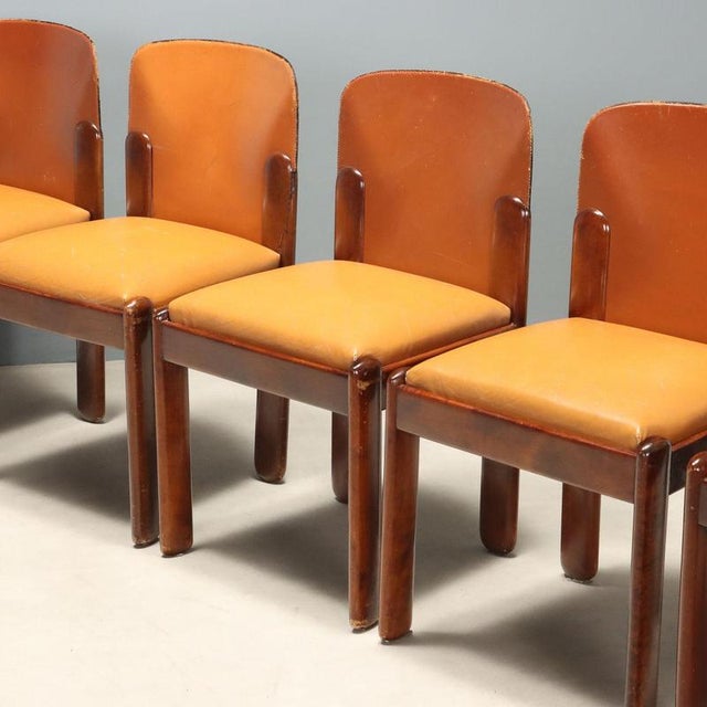 Chairs by Silvio Coppola for Bernini, Set of 8 For Sale - Image 3 of 11