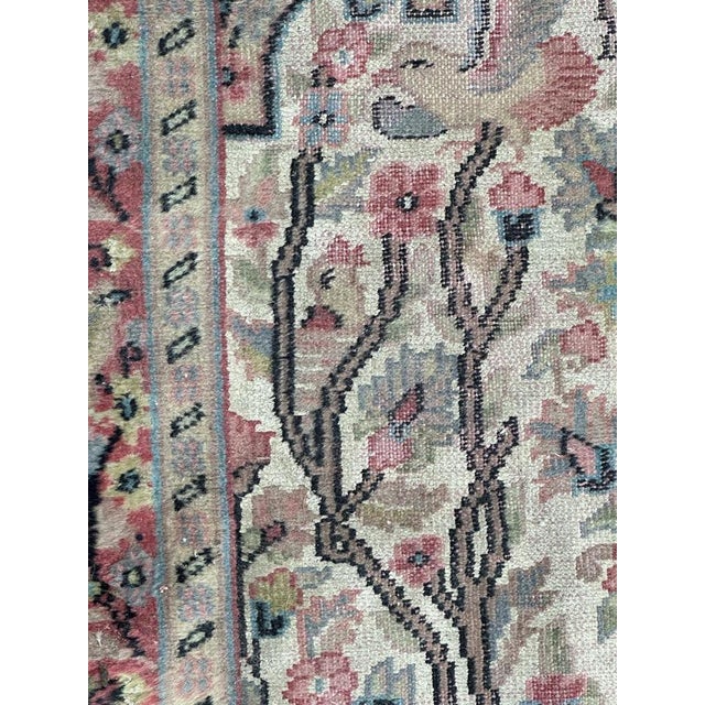 1980s Small Vintage Silk and Wool Pakistani Rug from Bobyrugs, 1980s For Sale - Image 5 of 16
