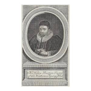 1713 Henry Burton Portrait Engraving