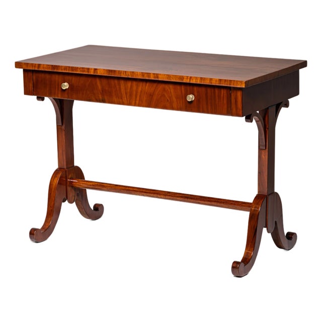 Biedermeier Desk in Mahogany For Sale