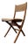 Vintage Japanese Folding Chair For Sale