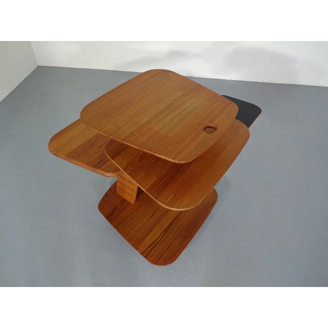 Tiered Console Table by Aksel Kjersgaard for Odder Adjustable, 1970s For Sale - Image 12 of 18