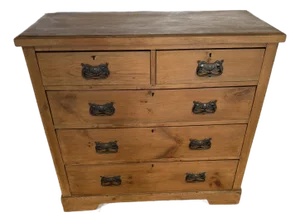 Two Over Three Drawers - Chest of Drawers From England