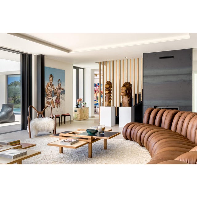 Brazilian Artist, Primitivist Boat Sculpture, 1980, Carranca Wood For Sale - Image 10 of 12