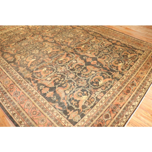 Textile Antique Persian Malayer Rug - 4'2" x 13'4" For Sale - Image 7 of 18