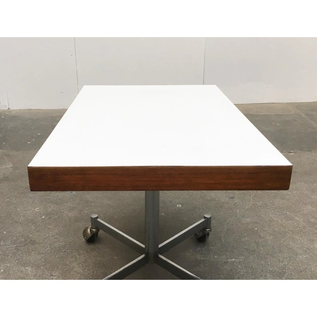 Metal and Wood Side Table from Artifort, 1960s For Sale - Image 16 of 18