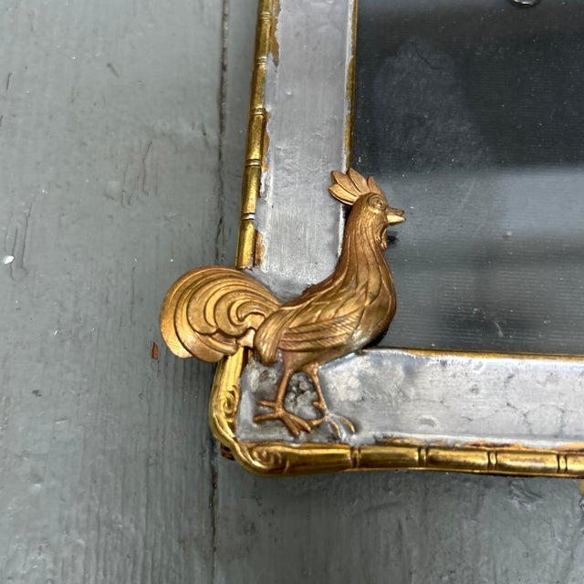 Rustic 1970’s Original Rustic Brass and Steel Small Frame For Sale - Image 3 of 5