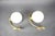 Art Deco Brass Wall Lamps with Opaline Glass, Europe, 1930s, Set of 2 For Sale - Image 4 of 14