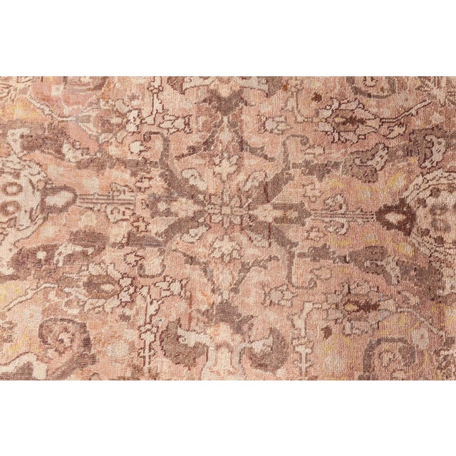 Authentic 19th Century Persian Tabriz Carpet For Sale - Image 10 of 12