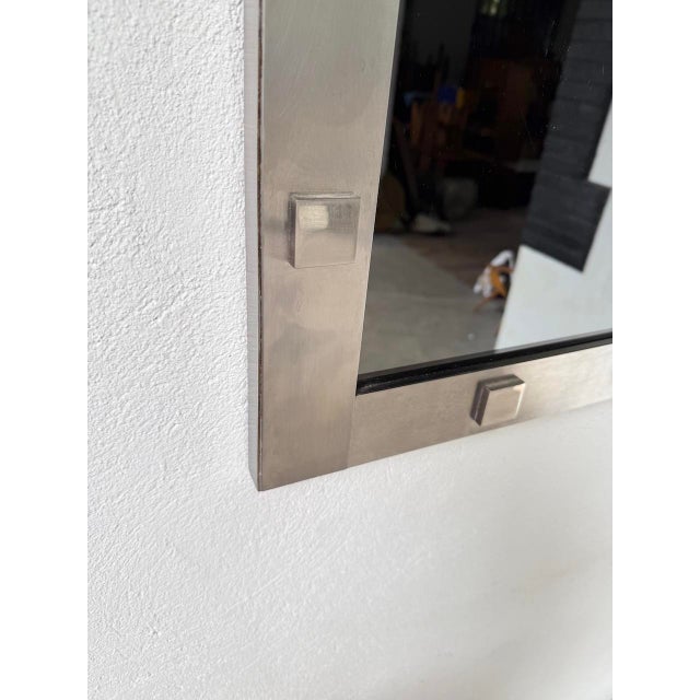 Vintage Chrome Mirror, 1970s For Sale - Image 18 of 18