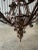 Late 20th Century Large Wrought Iron Chandelier With Leaves For Sale - Image 9 of 10