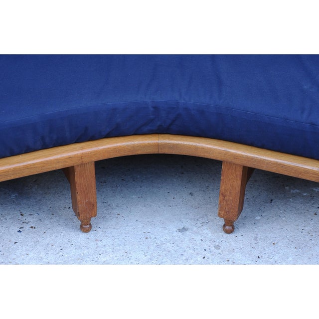 Sofa attributed to Guillerme Et Chambron for Votre Maison, 1960 For Sale - Image 9 of 10