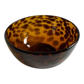 Ralph Lauren Nut Bowl, Tortoise Glass For Sale