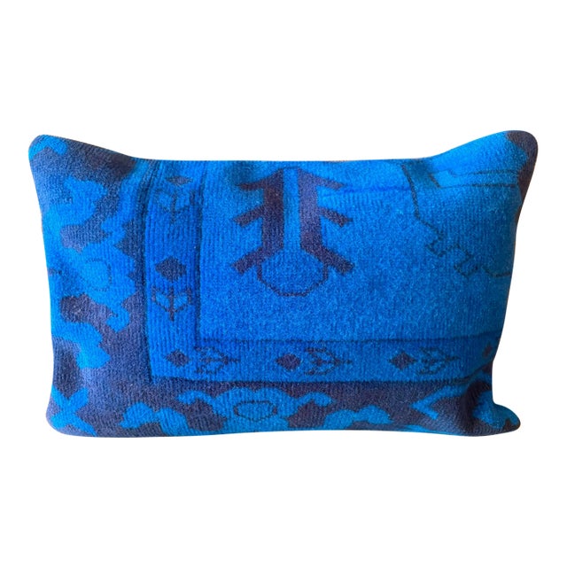 Vintage Turkish Wool Totem Pillow For Sale
