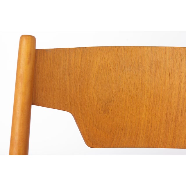 1970s Folding Beech Chair by Hiller, Germany A rare vintage folding chair by Hiller, made in Germany in the 1970s. A...