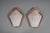 Unique, elegant and highly decorative Anthroposophical Mid Century Modern wall fixtures. Designed and manufactured...