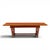 Maxime Old Art Deco French Cherrywood and Copper Dining Table This dining table measures: 98 wide x 44.75 deep x 30.5...