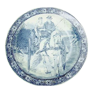 1940s Delfts Porcelain Plate