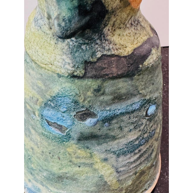 Stan Bitters “Sun Person” Studio Ceramic Sculpture, California, C. 1960s–70s For Sale - Image 10 of 11